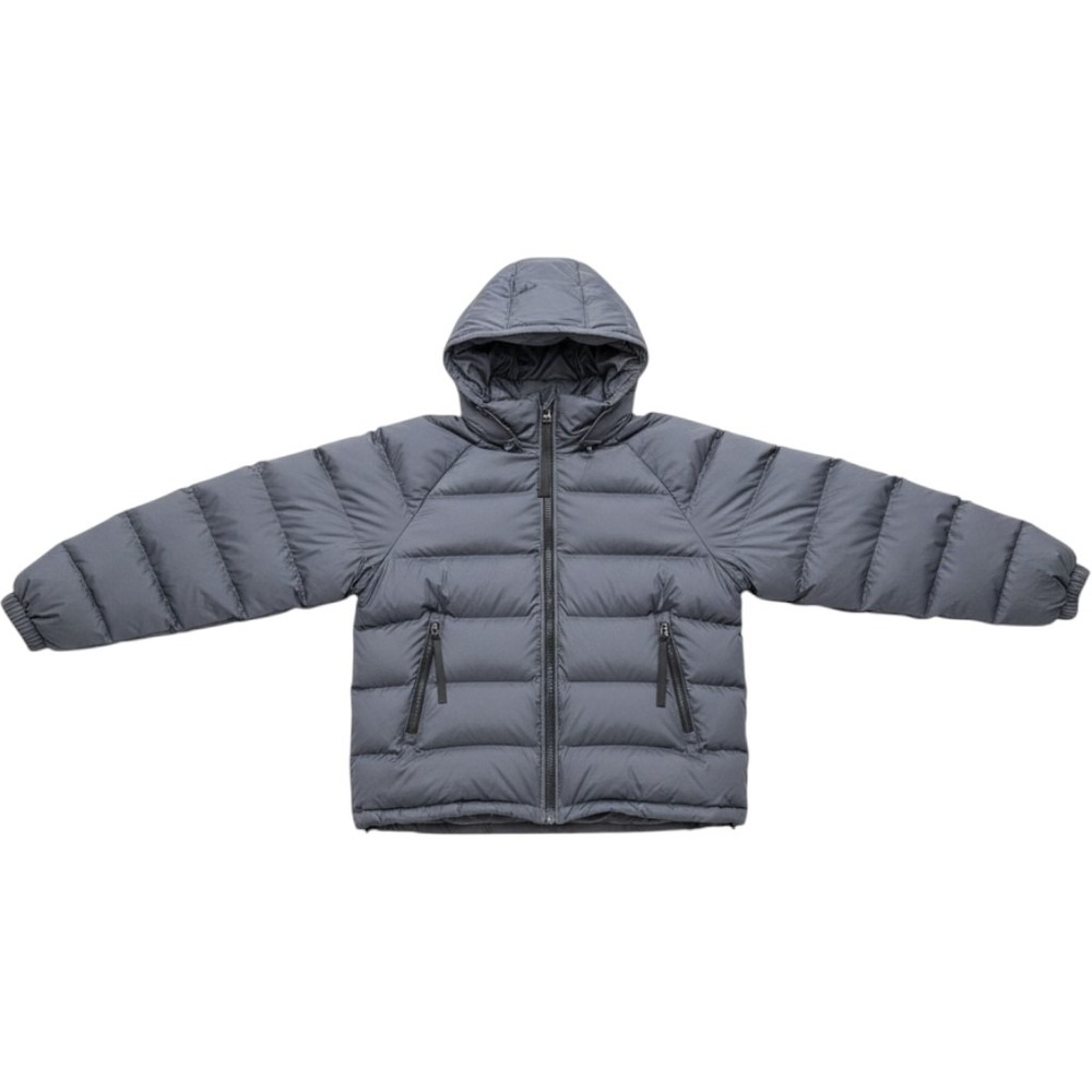 Quince Down Puffer Jacket Mens Size M Carbon Grey Hooded Outerwear Gorpcore